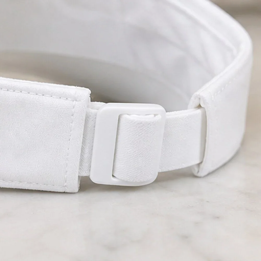 ALO Yoga White Tennis Open Top Visor Hat NWT